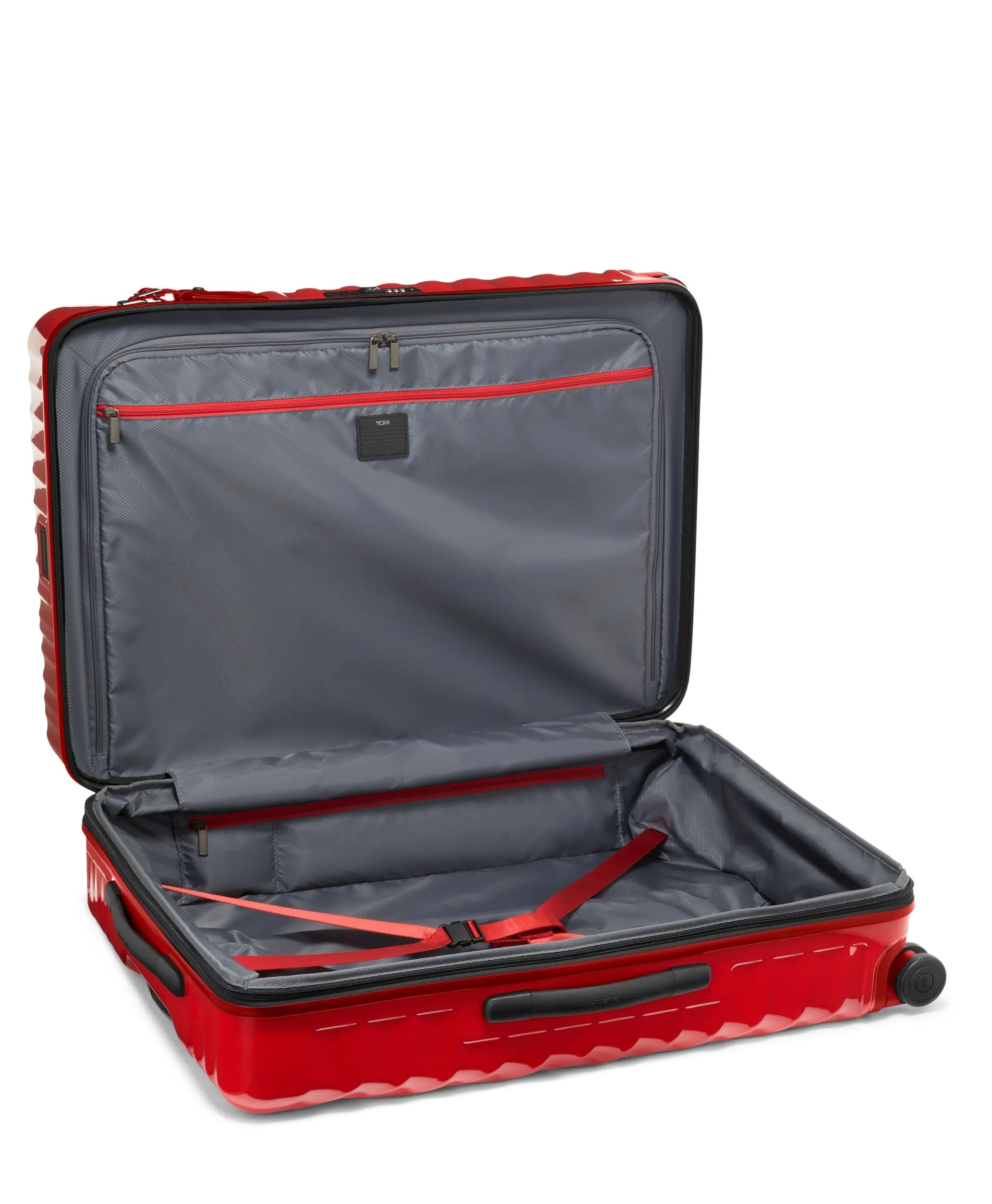 19 Degree Degree Extended Trip Expandable Checked Luggage - Red