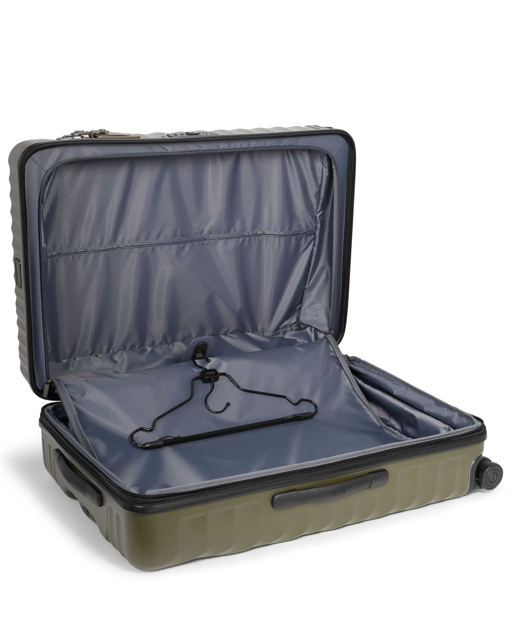 19 Degree Extended Trip Expandable Checked Luggage - Olive Texture