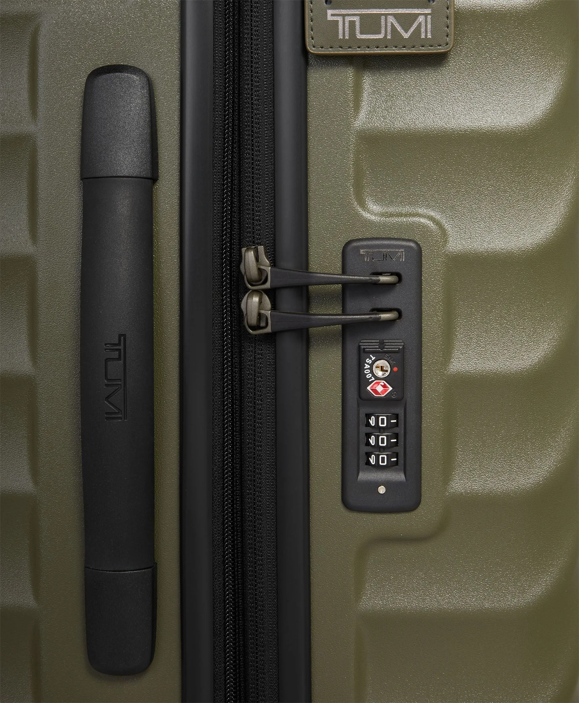 19 Degree Extended Trip Expandable Checked Luggage - Olive Texture