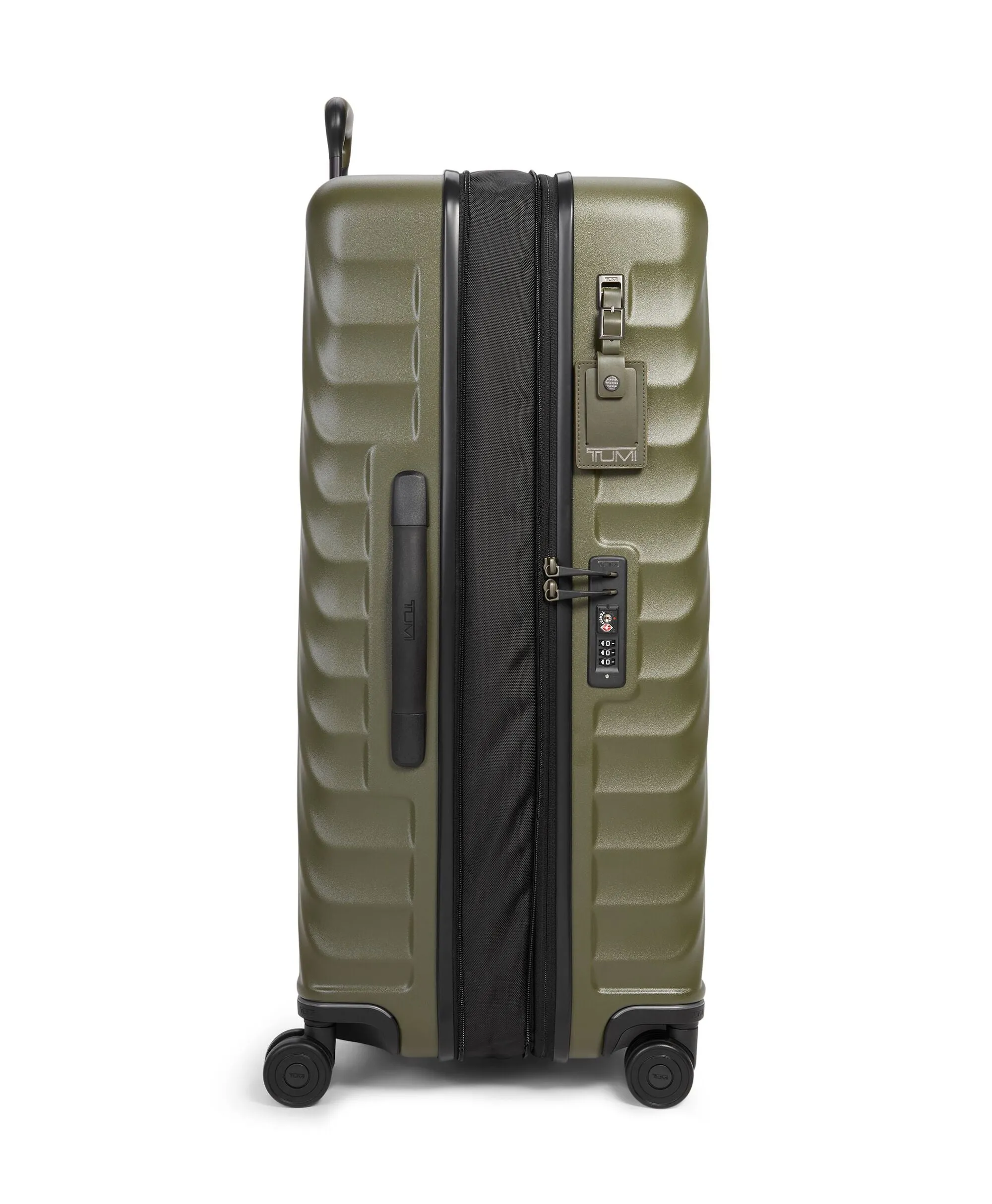 19 Degree Extended Trip Expandable Checked Luggage - Olive Texture