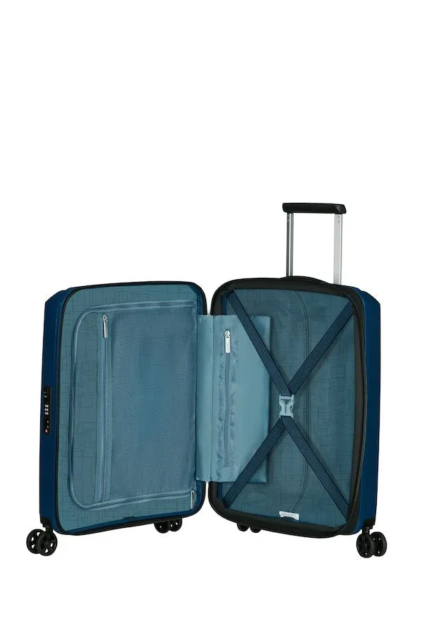 American Tourister Aerostep Expandable 55cm Cabin Spinner | Navy