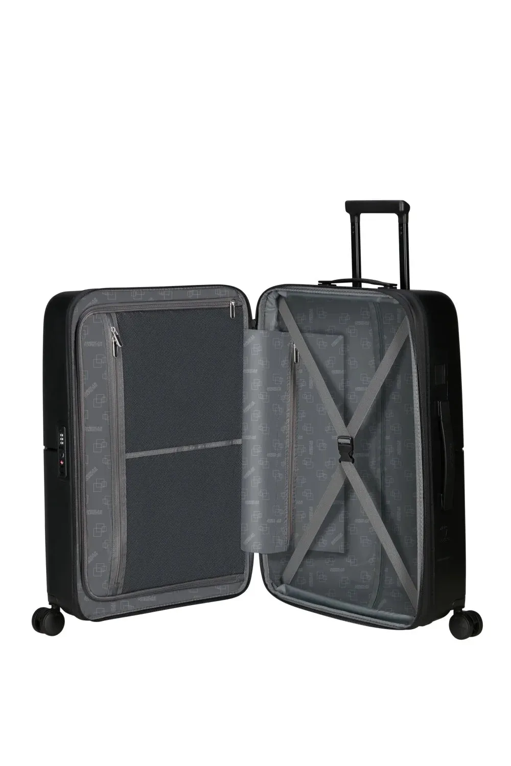 American Tourister Dashpop 67cm Medium Spinner - Expandable | True Black