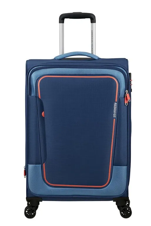 American Tourister Pulsonic 68cm Medium Spinner - Expandable | Combat Navy