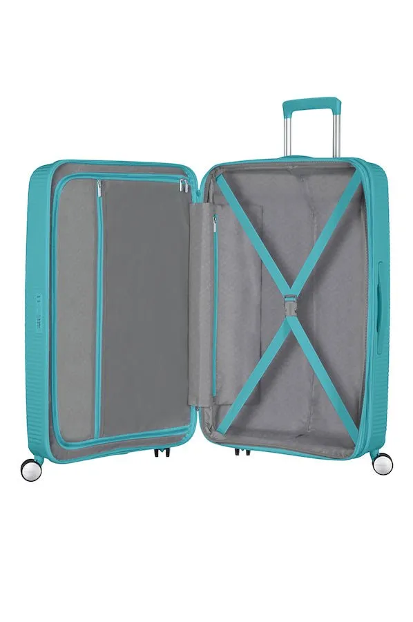 American Tourister Soundbox 67cm Medium Spinner-Expandable | Turquoise Tonic