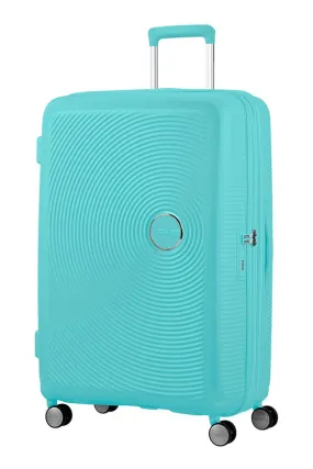 American Tourister Soundbox 77cm Large Spinner - Expandable | PoolSide Blue