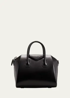 Antigona Small Top Handle Bag in Box Leather