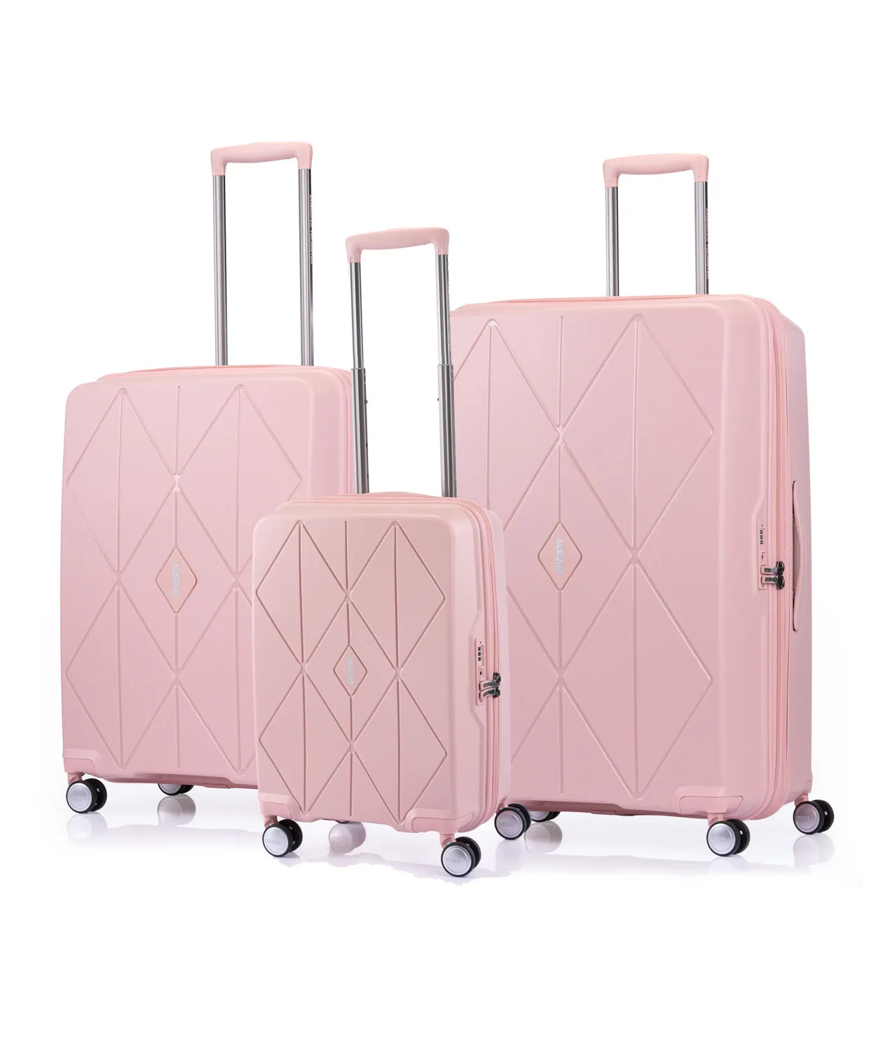 ARGYLE 3 Pcs Set Hard sided Spinner Luggage