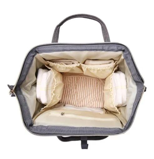 Baby Bag Backpack - Grey