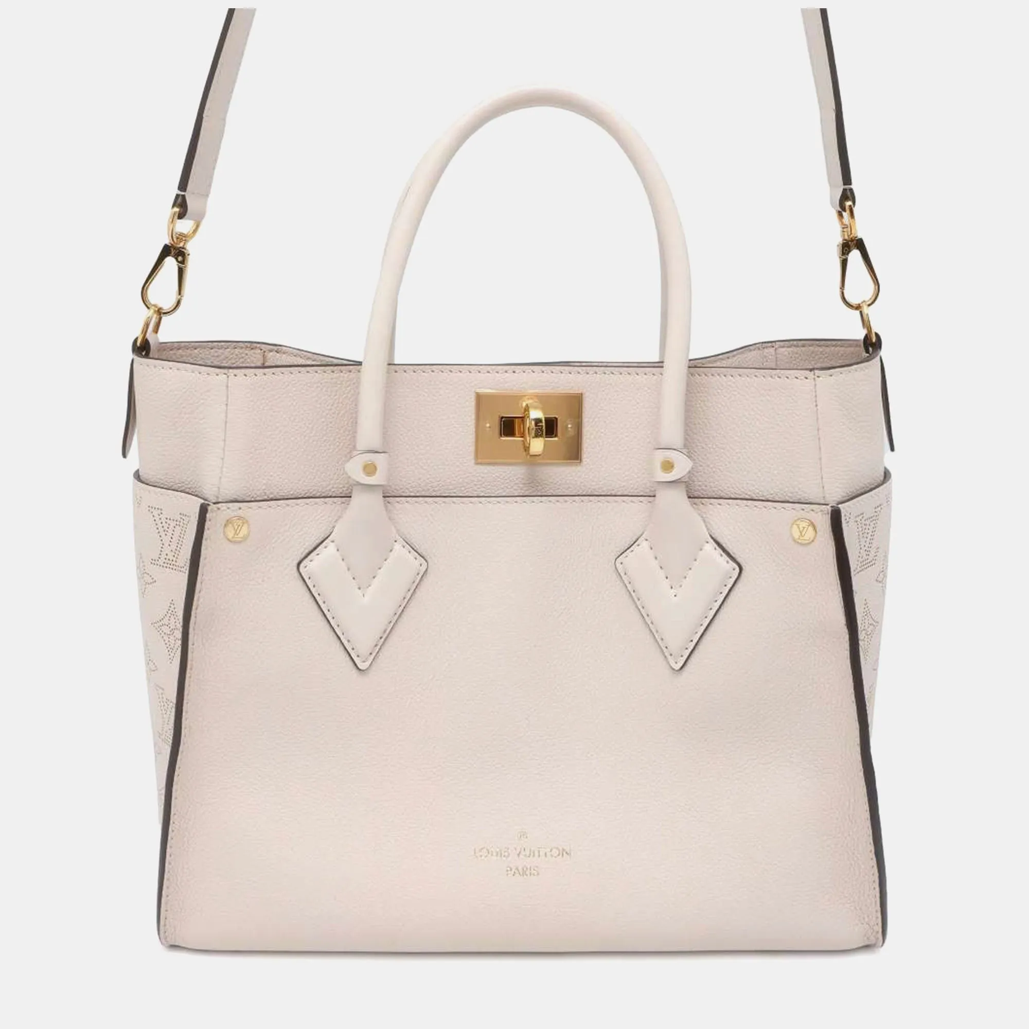 Beige Mahina On My Side Satchel Bag