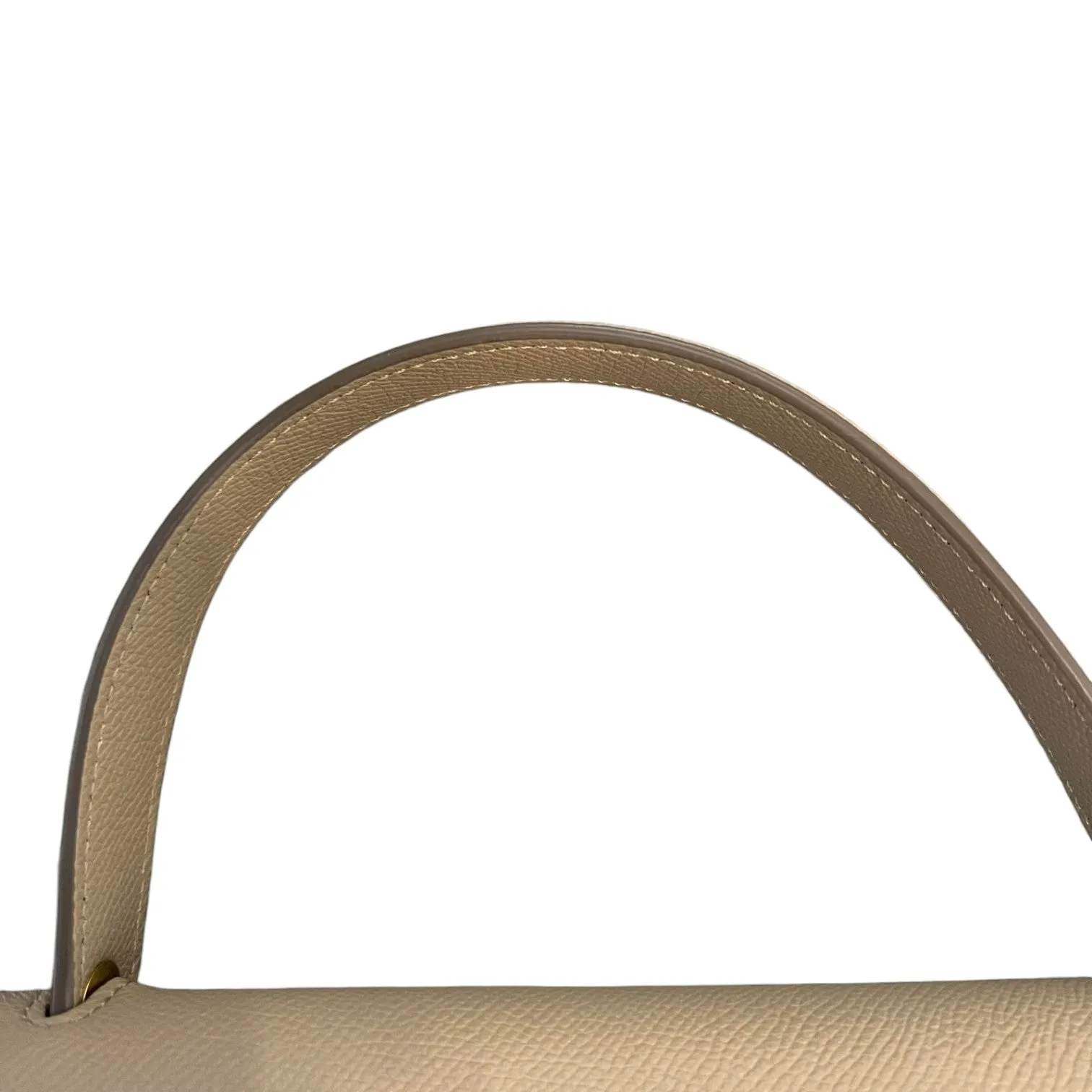 Belt Bag Mini Grained Calfskin Light Taupe GHW