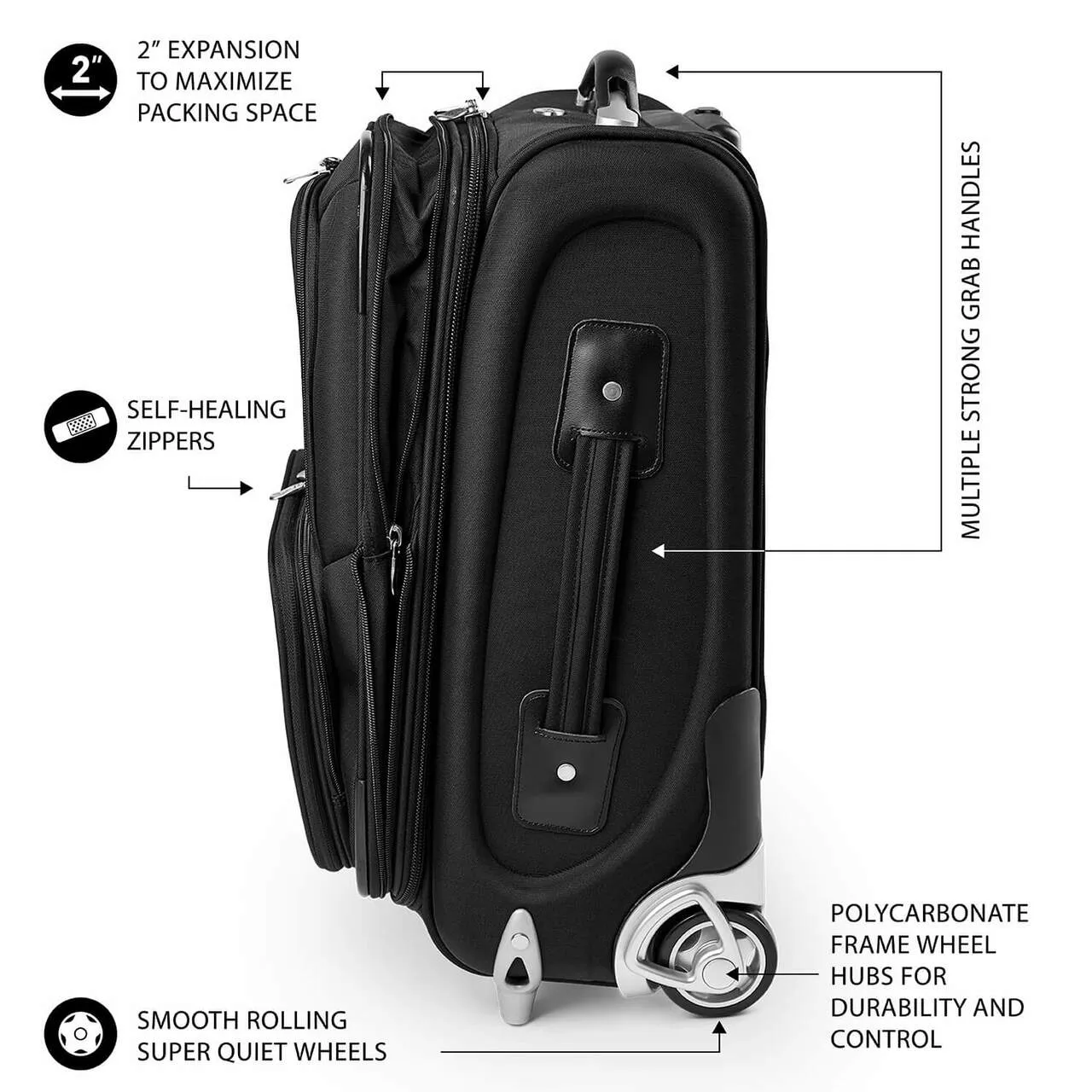 Berkeley Carry On Luggage | Berkeley Rolling Carry On Luggage