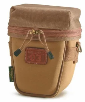 Beta Camera Pouch - Khaki Canvas / Tan Leather / 03