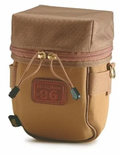 Beta Camera Pouch - Khaki Canvas / Tan Leather / 06