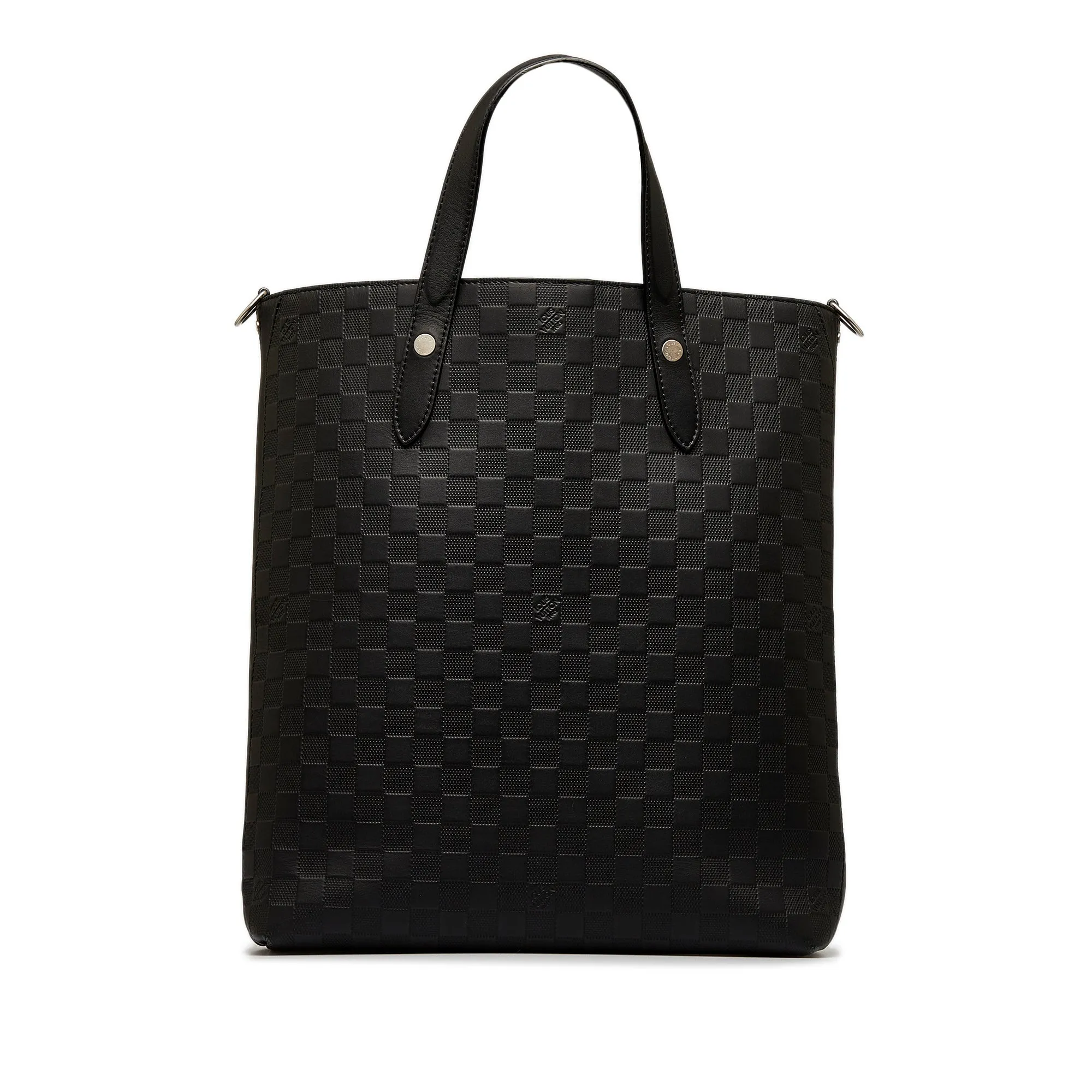 Black Louis Vuitton Damier Infini Apollo Tote Satchel