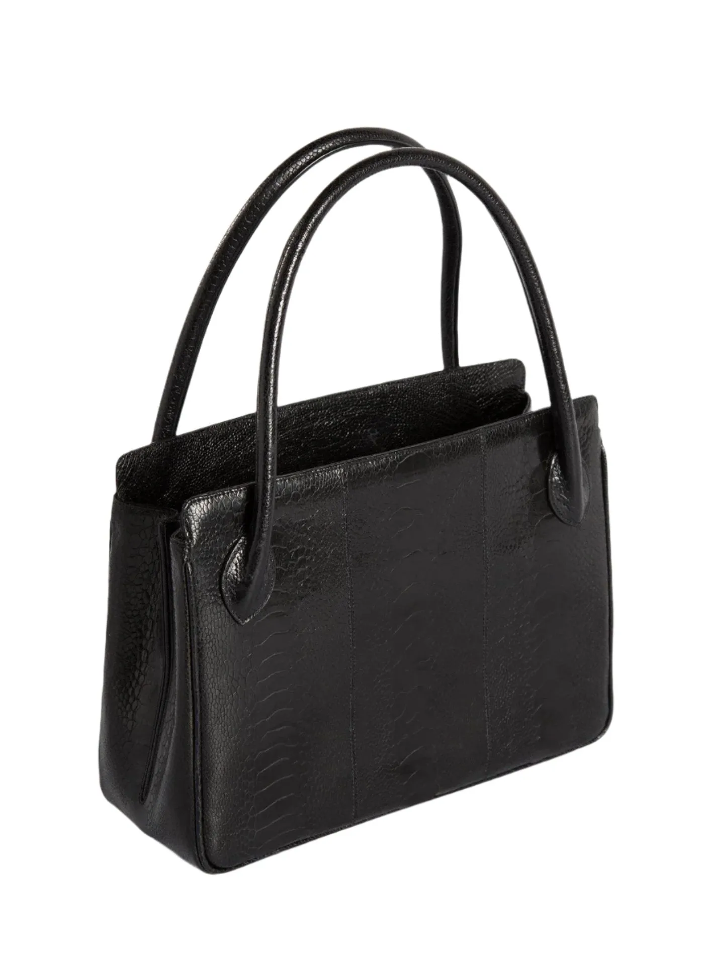 Blair Open Tote, Black, Gemstone Accents