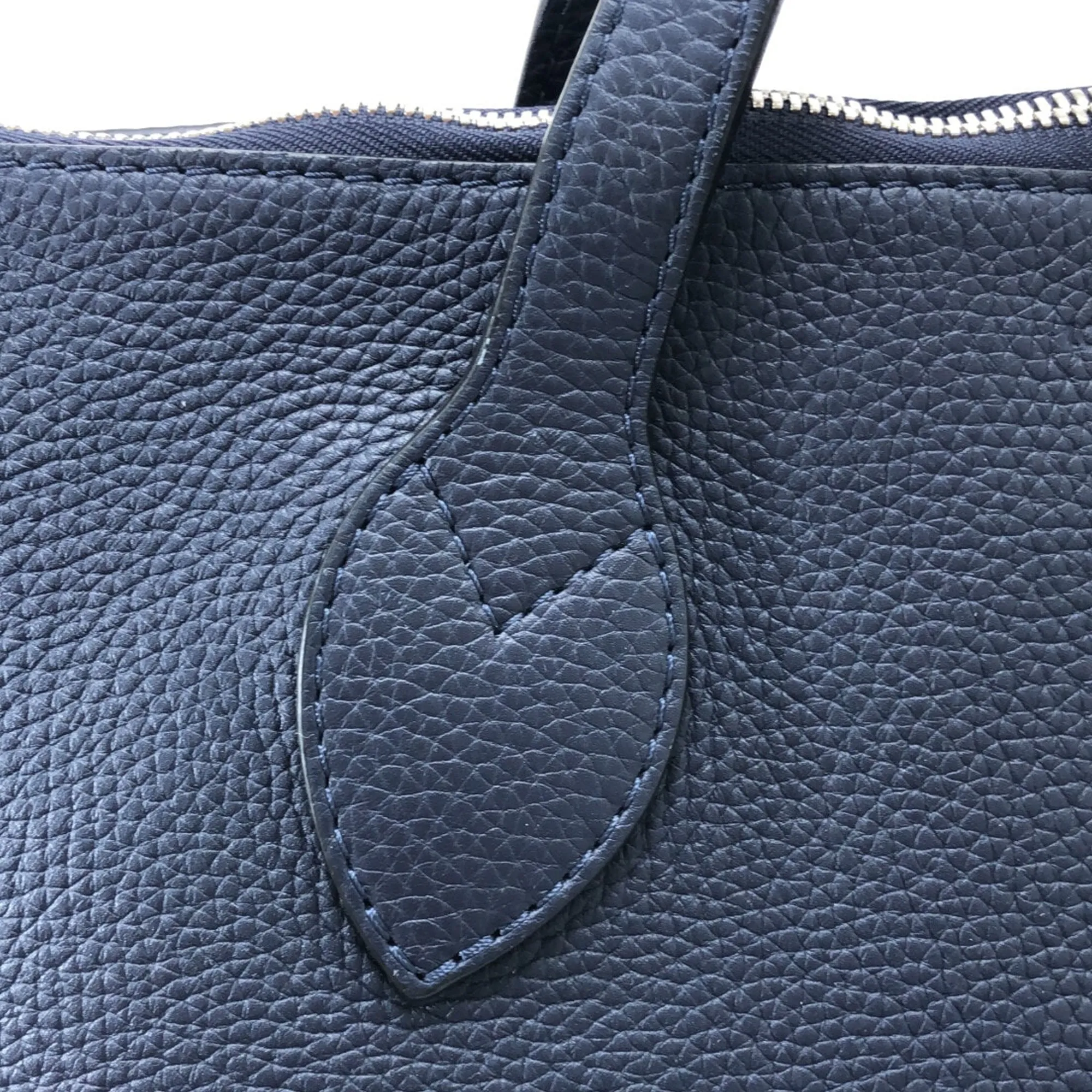 Blue Louis Vuitton Taurillon East Side Tote GM Satchel