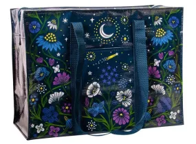 Blue Q Shoulder Tote | Starry Garden