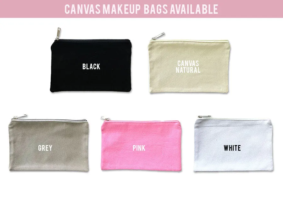 Bridesmaid Makeup Bag Customization