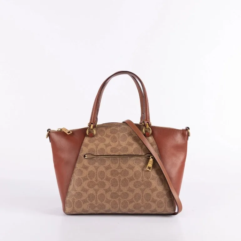 Coach Prairie Satchel In Signature Canvas