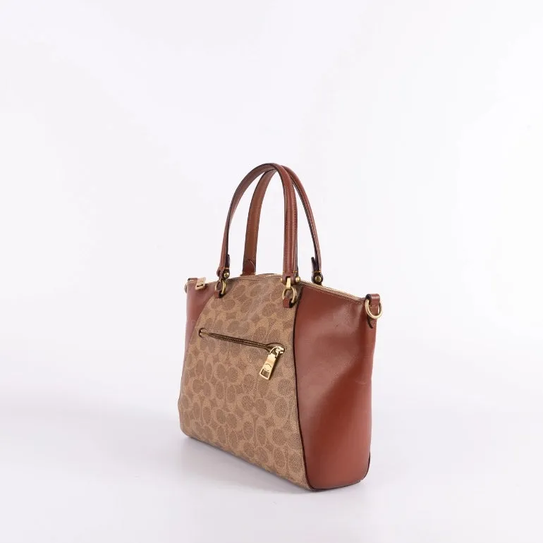 Coach Prairie Satchel In Signature Canvas