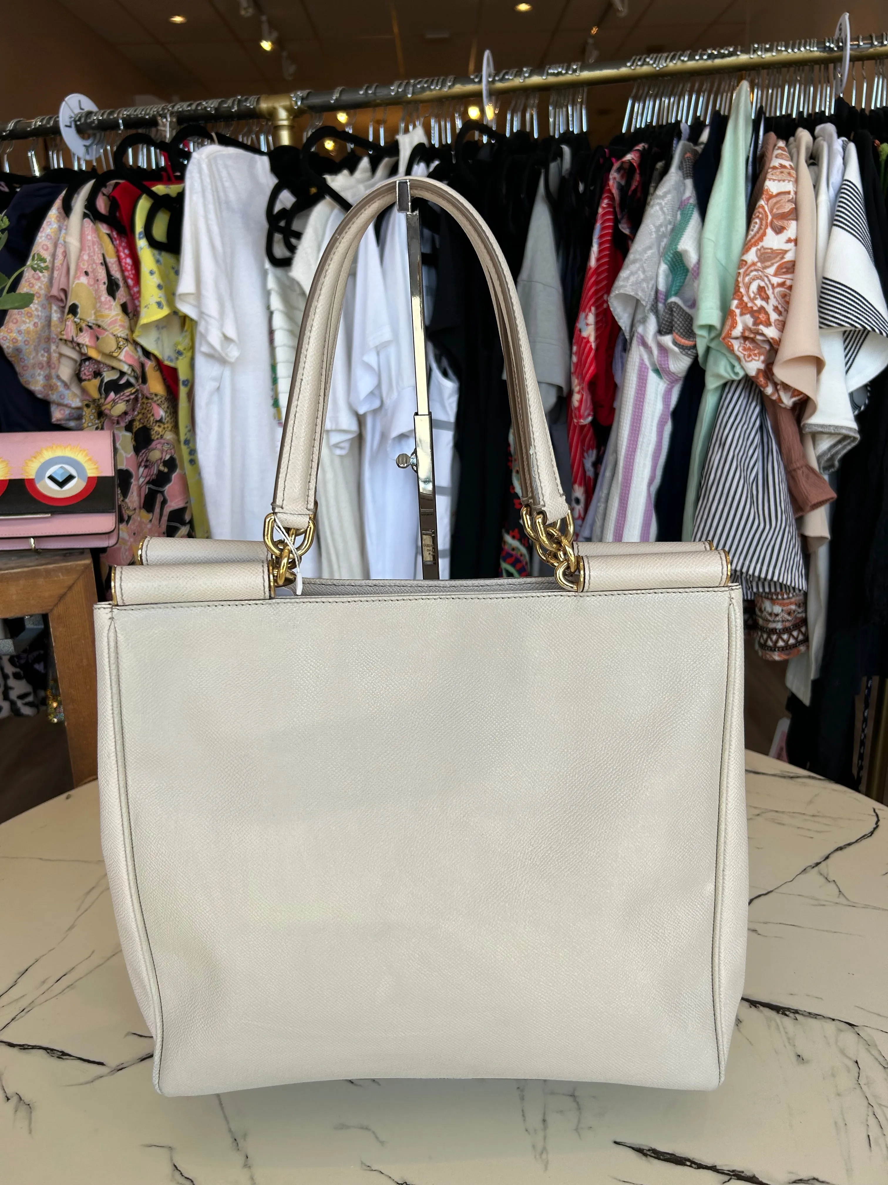 DOLCE & GABBANA White Miss Sicily - no strap