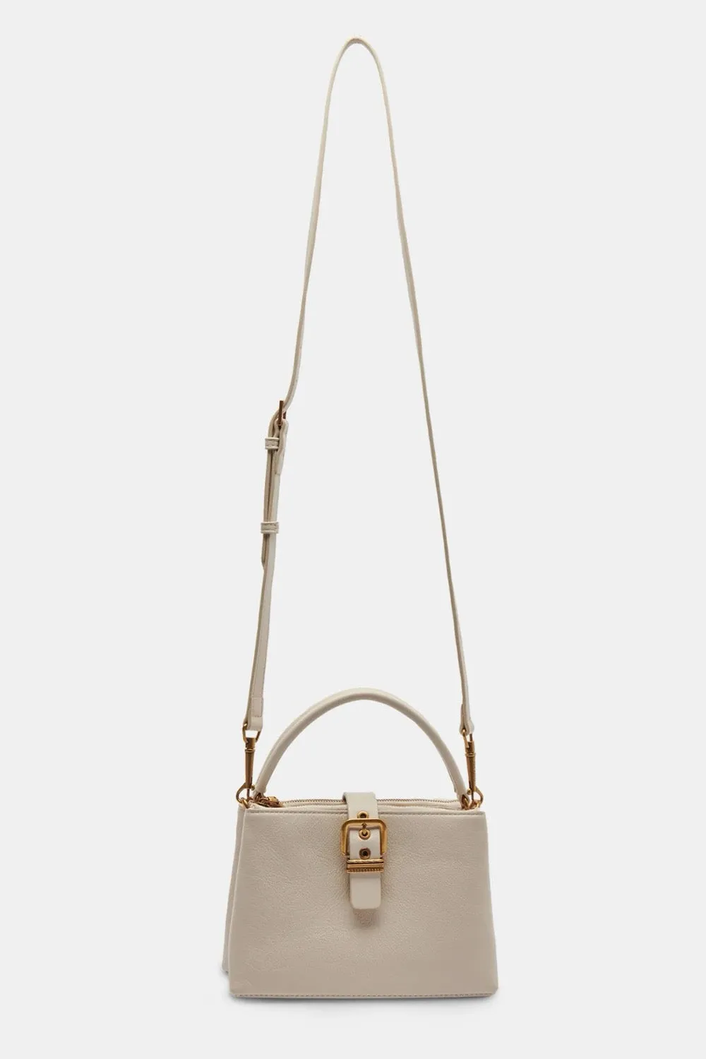 DOLCE VITA Charly Structured Leather Crossbody Bag with Top Handle