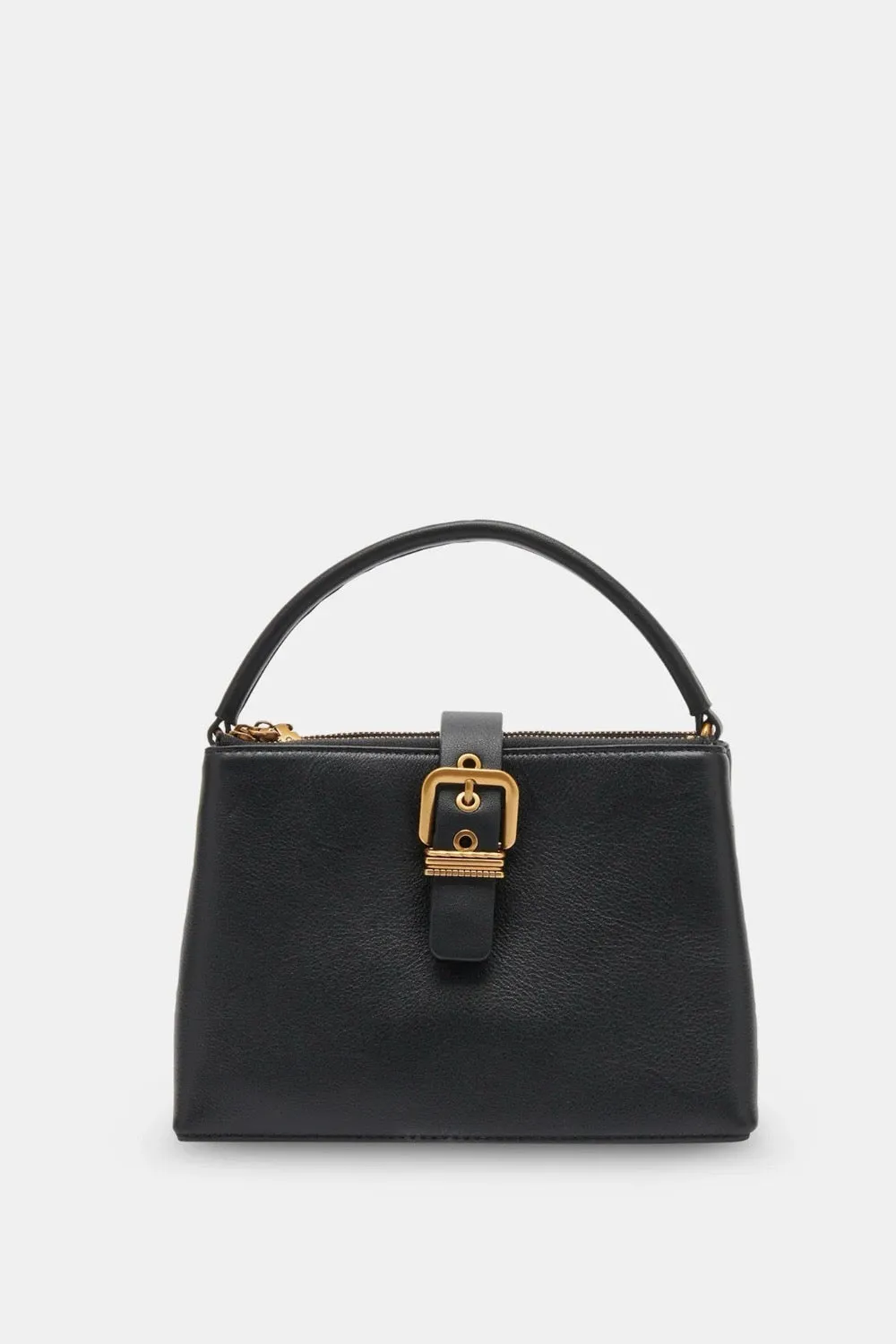 DOLCE VITA Charly Structured Leather Crossbody Bag with Top Handle