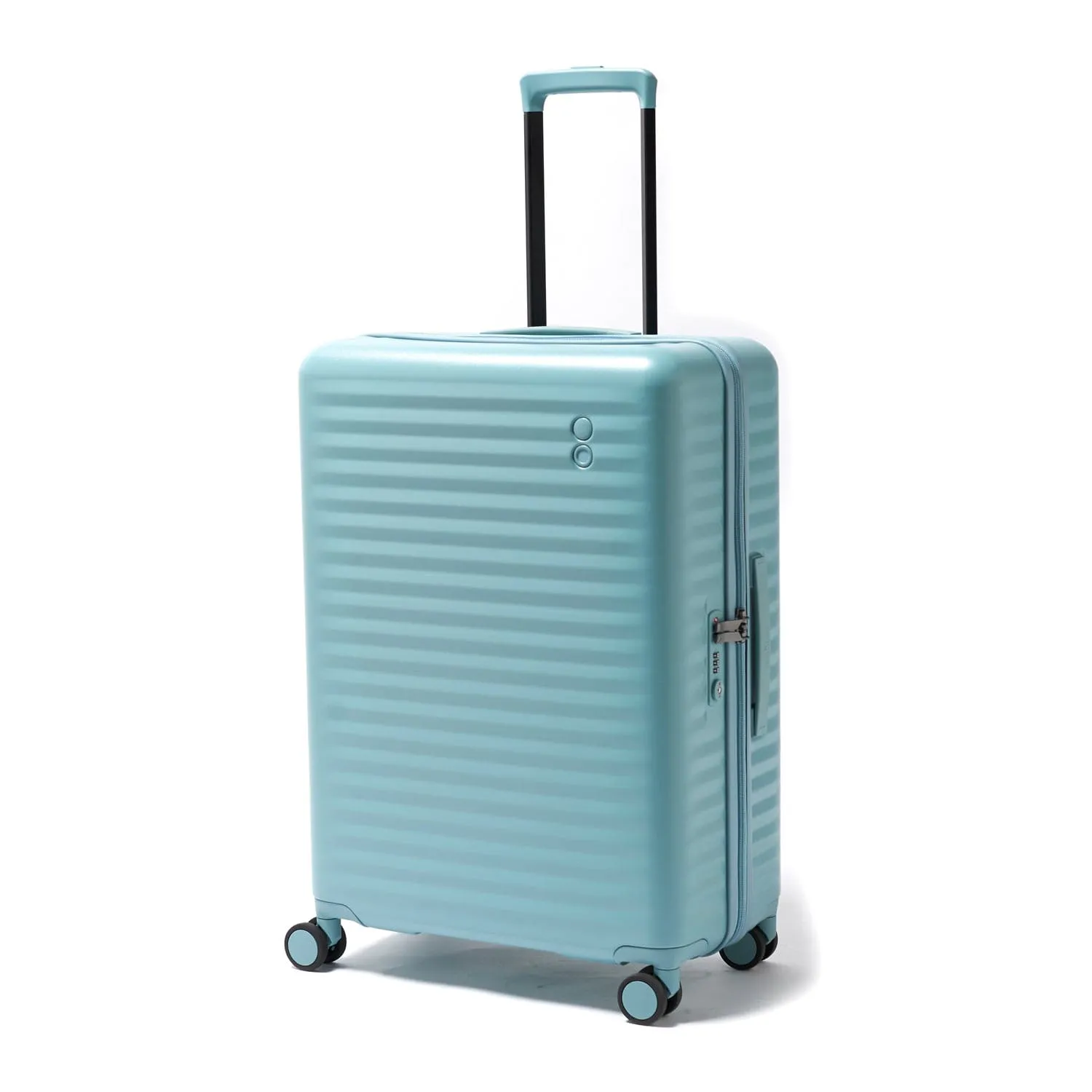 Echolac Celestra 65cm Hardcase Non-Expandable 4 Double Wheel Check-In Luggage Trolley Slate Blue - PC183 24 WOE Slate Blue