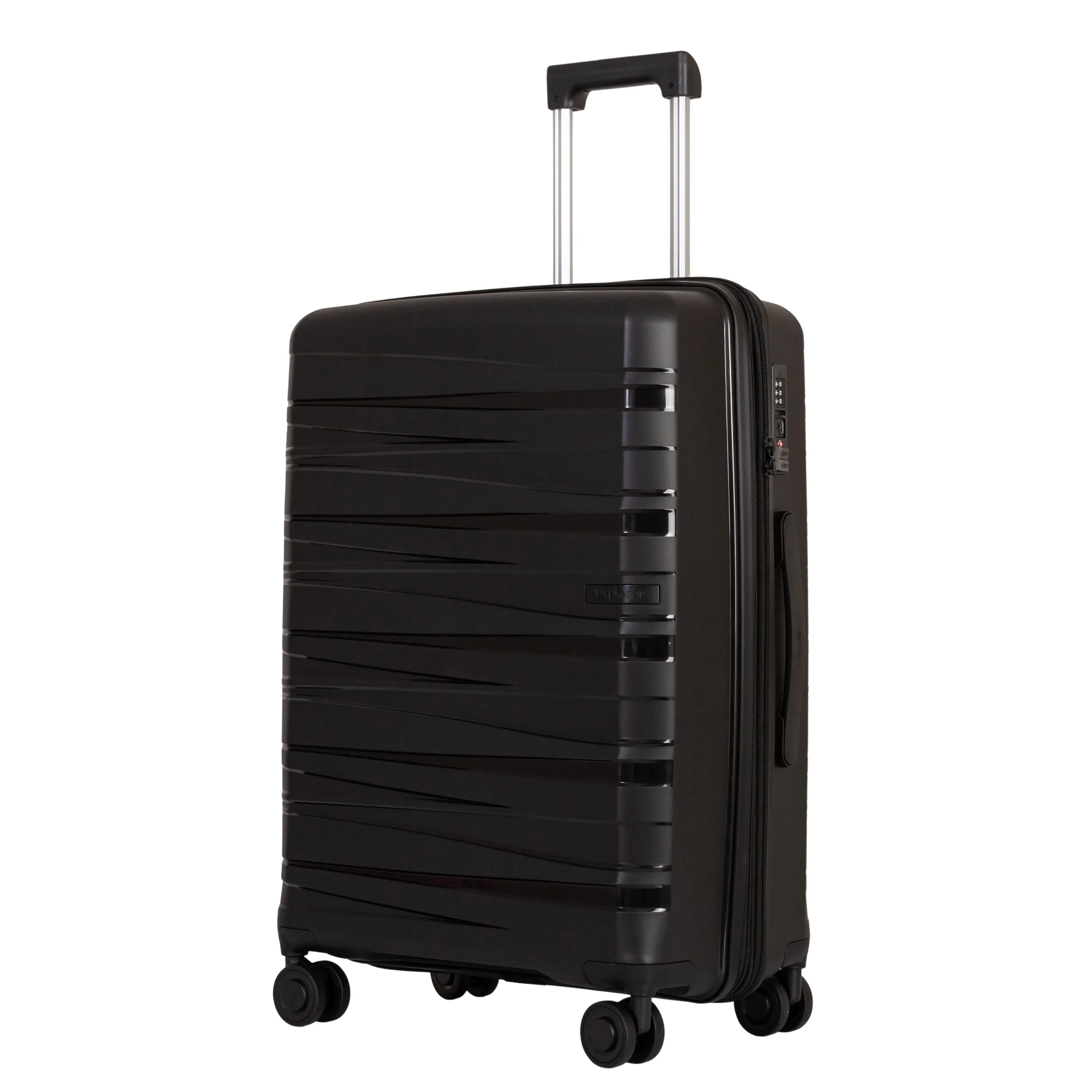 Explorer Breeze Anti-Theft Expandable Medium Luggage