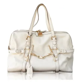 GUCCI CREAM 85TH ANNIVERSARY BOSTON BAG