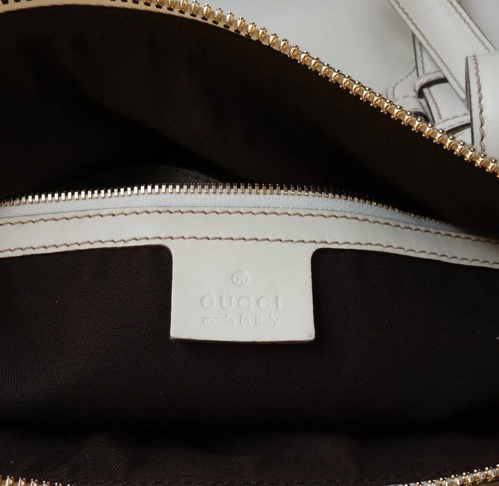 GUCCI CREAM 85TH ANNIVERSARY BOSTON BAG