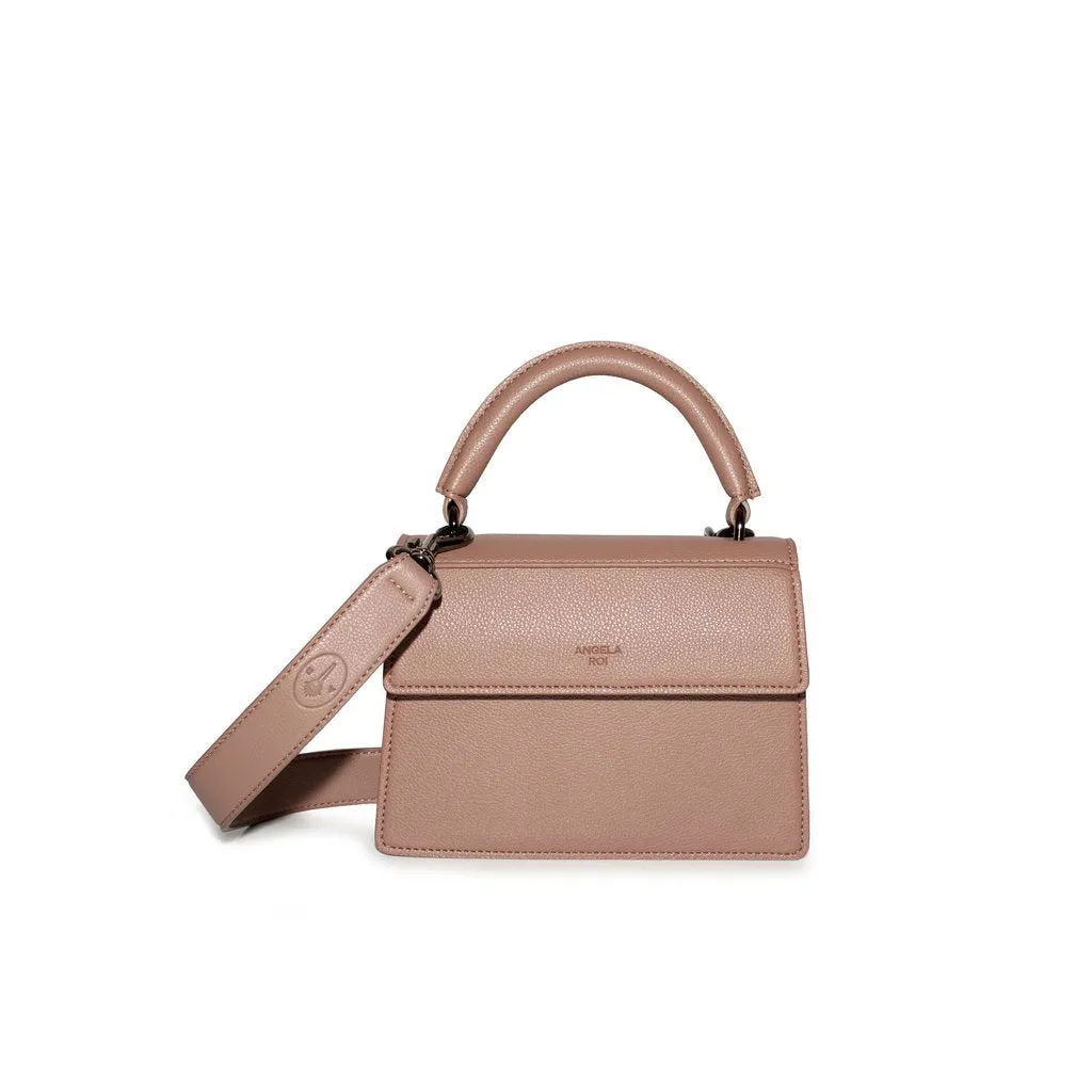 Hamilton Satchel Micro with Signet in Tan Beige