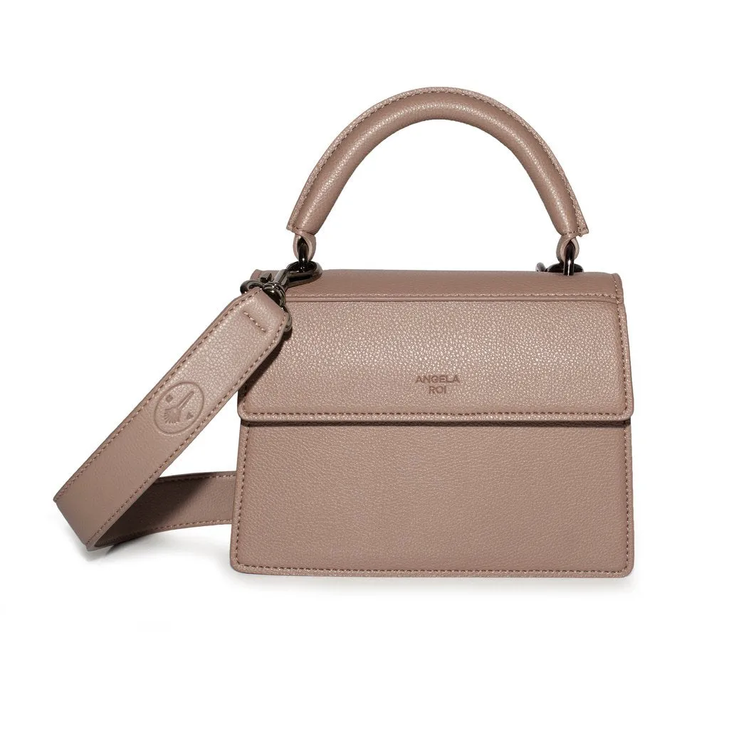 Hamilton Satchel Micro with Signet in Tan Beige