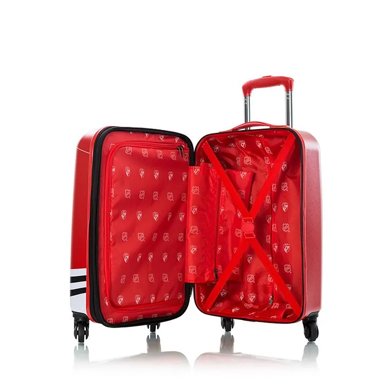 Heys NHL 21" Chicago Blackhawks Carry On Spinner Luggage