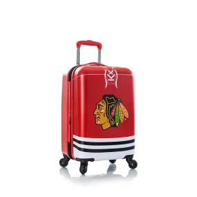 Heys NHL 21" Chicago Blackhawks Carry On Spinner Luggage