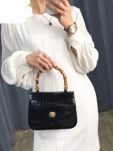 High-end 0 Authentic Leather Handbag