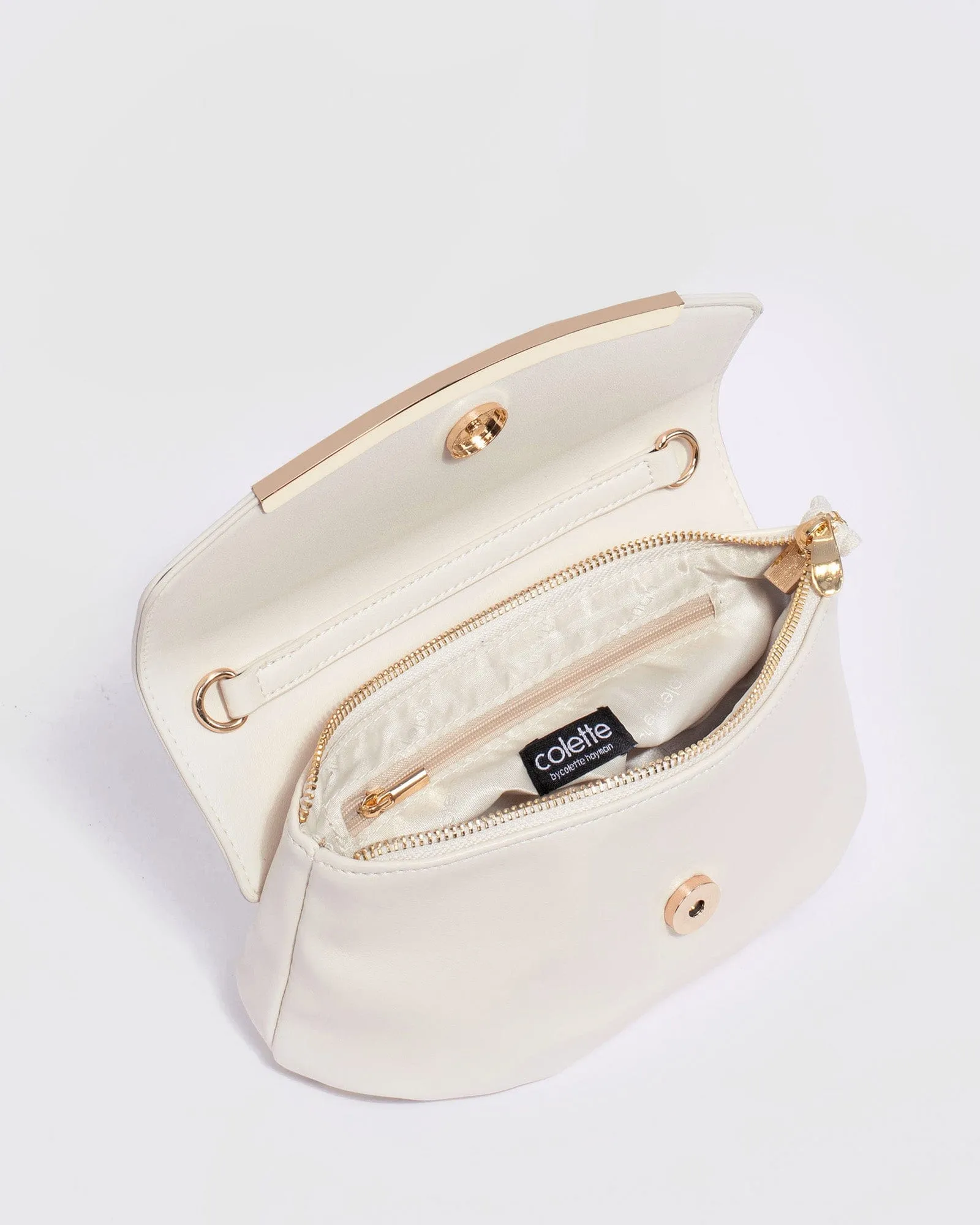 Ivory Marie Pouch Clutch Bag