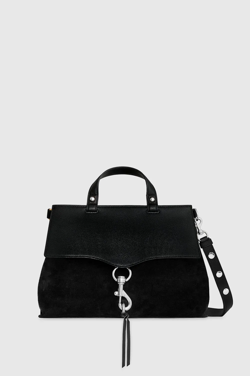 Keith Medium Satchel Bag In Black