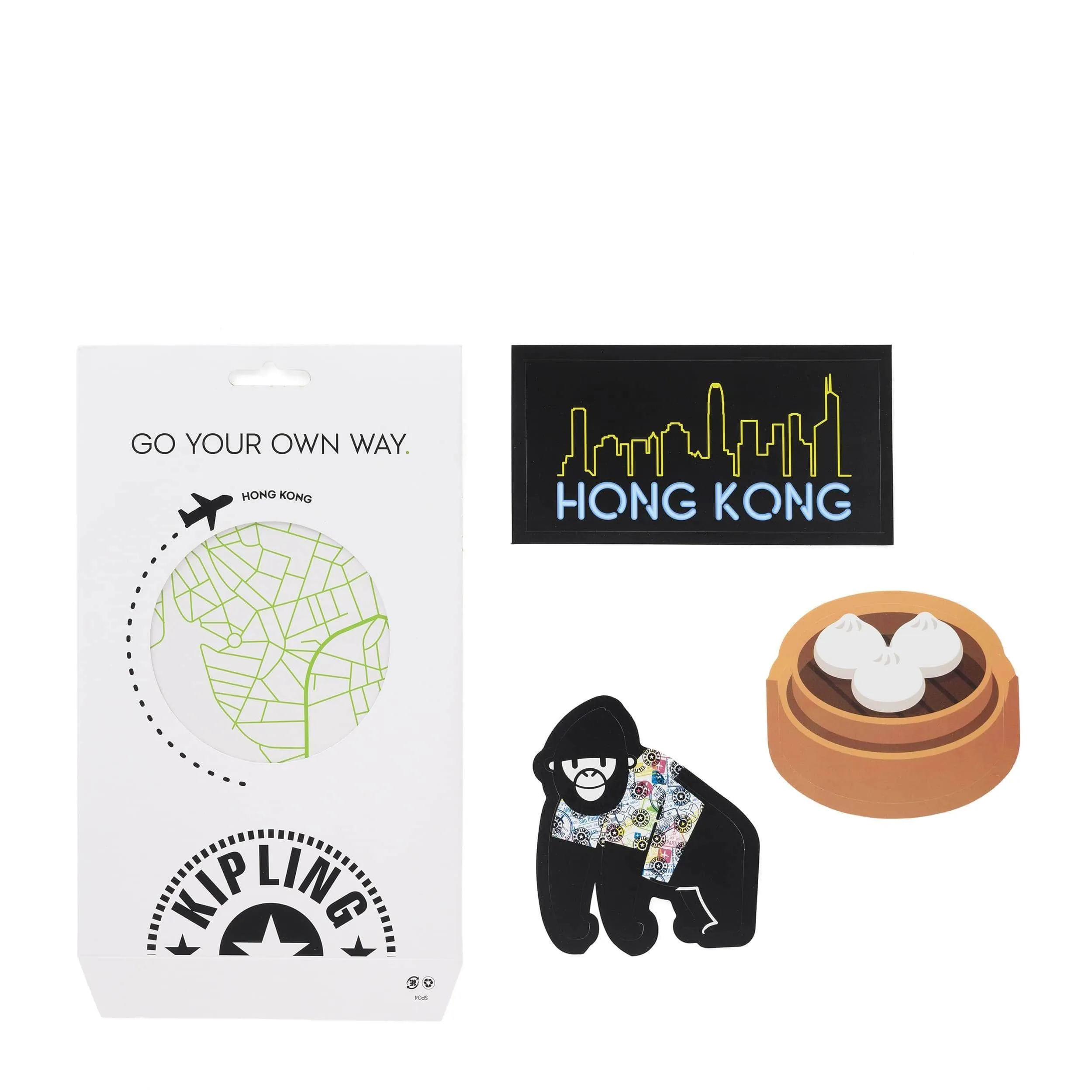 Kipling Monkey Mix Col Ss20 Travel Sticker C2I7463-Q54