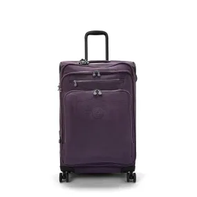 Kipling New Youri Spin M Ultimate Plum Medium Expandable Spinner I7706-67U