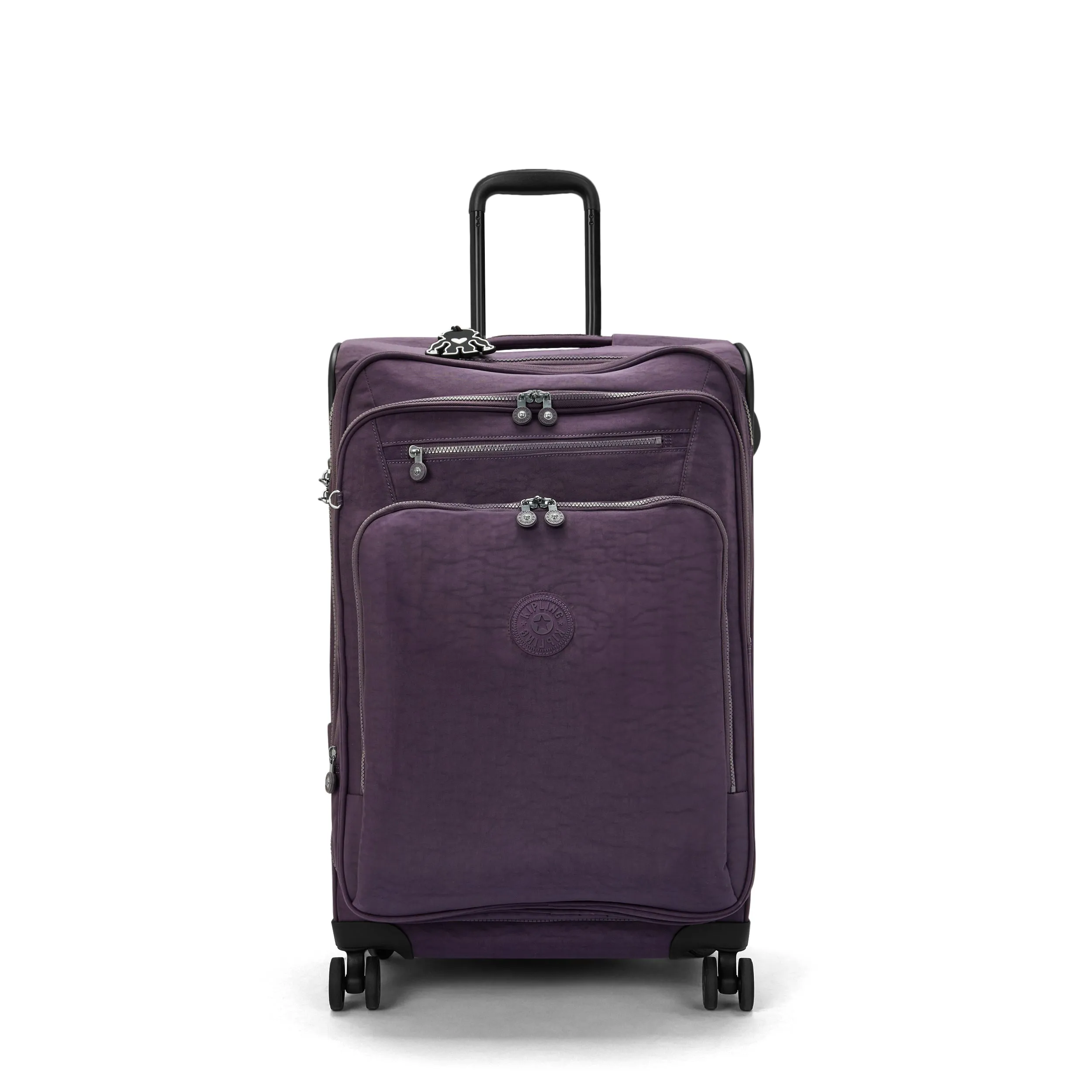 Kipling New Youri Spin M Ultimate Plum Medium Expandable Spinner I7706-67U