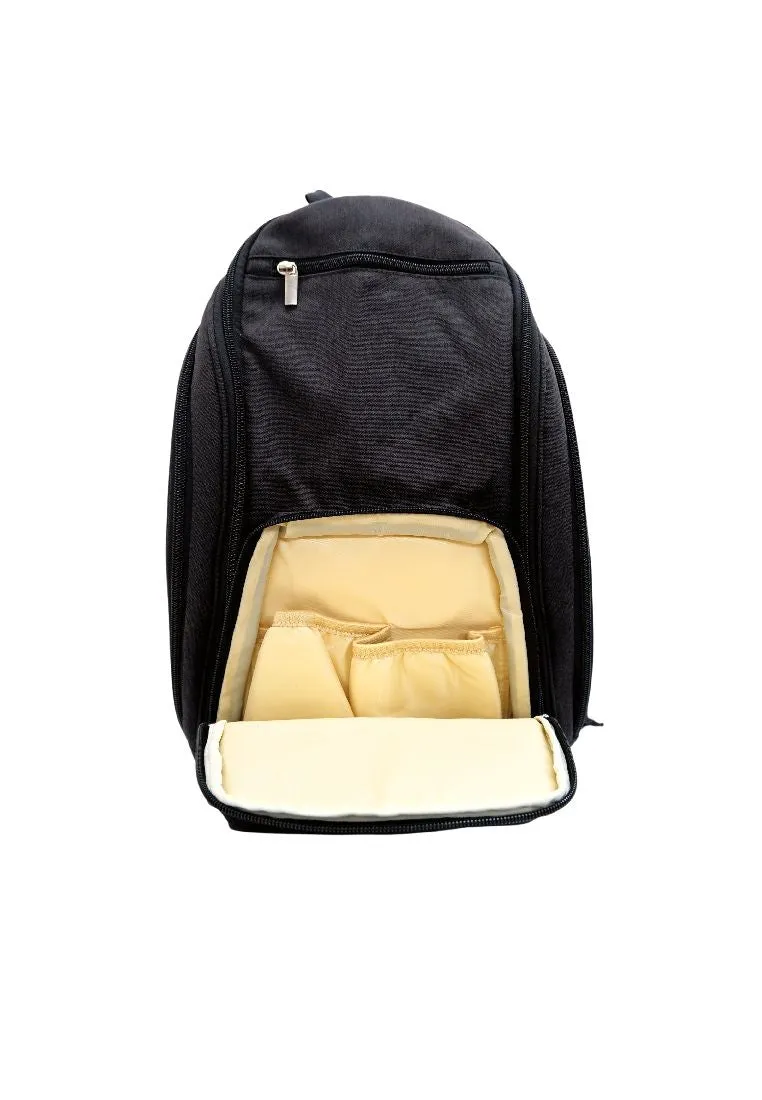 Landmark Nursery Bag Oxford Material Backpack - Black