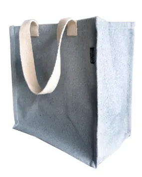 Large Recycled Canvas Tote Bag W/Laminated Interior - RC890