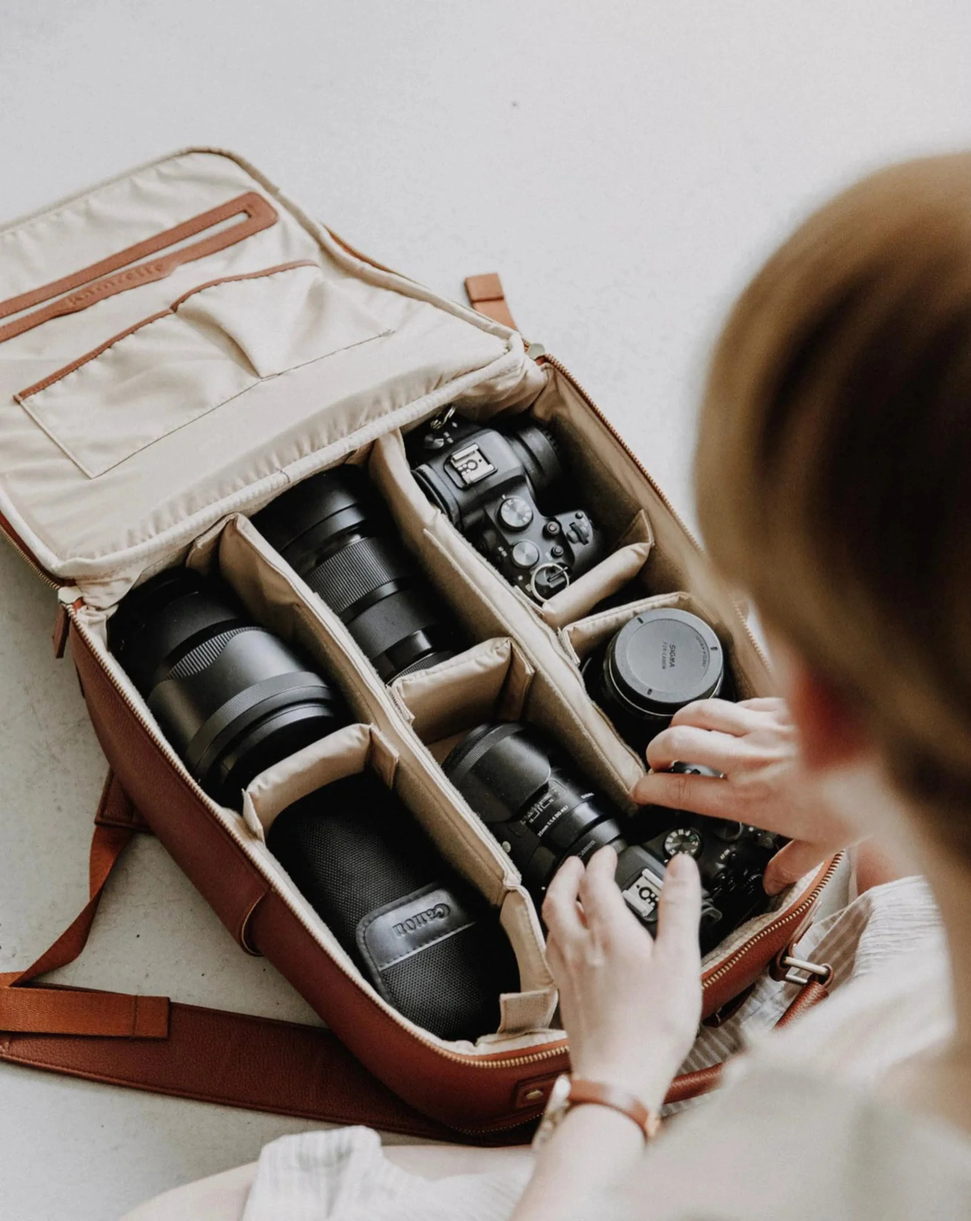 Legacy Capture Pack - Leather Camera Backpack