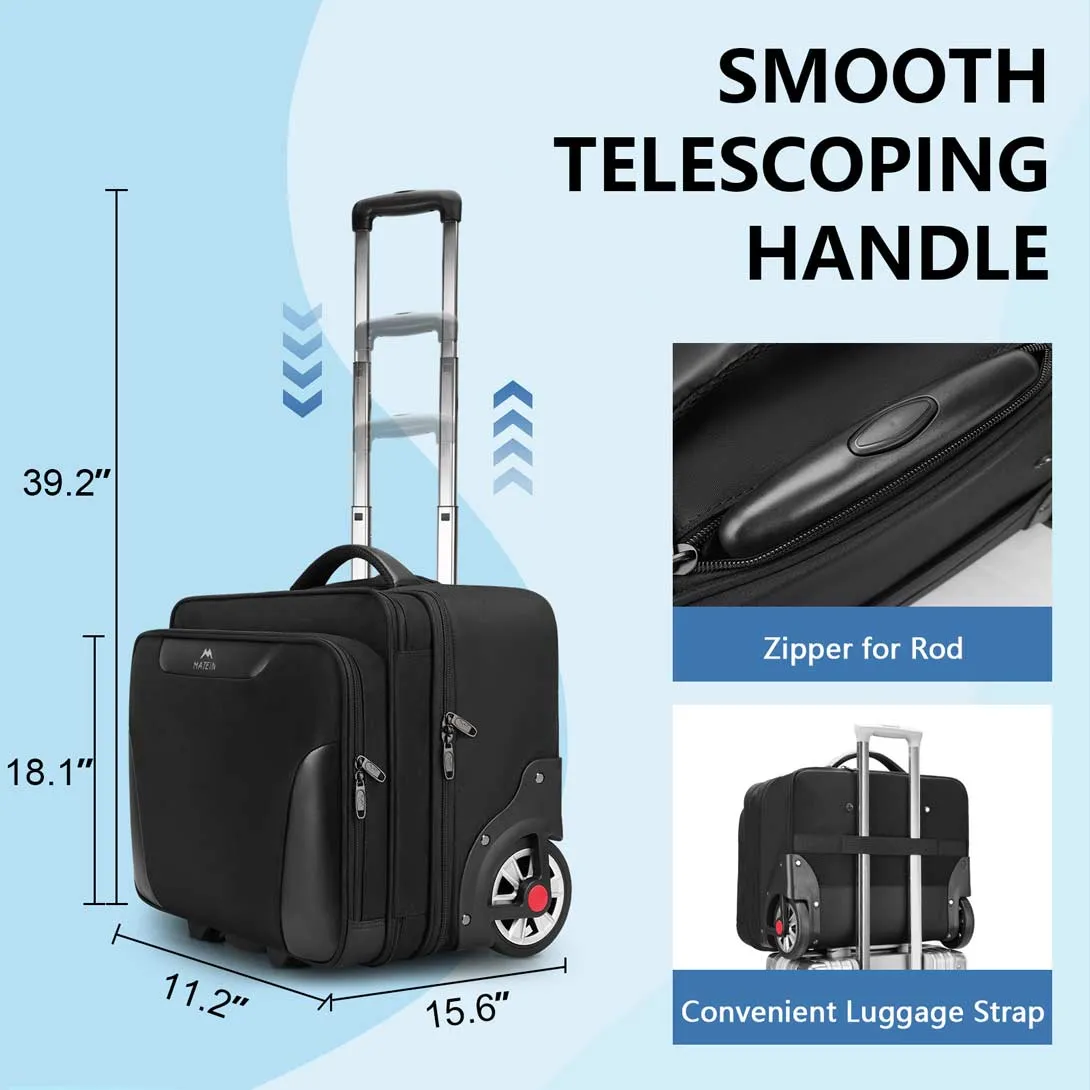 MATEIN Business Travel Rolling Briefcase