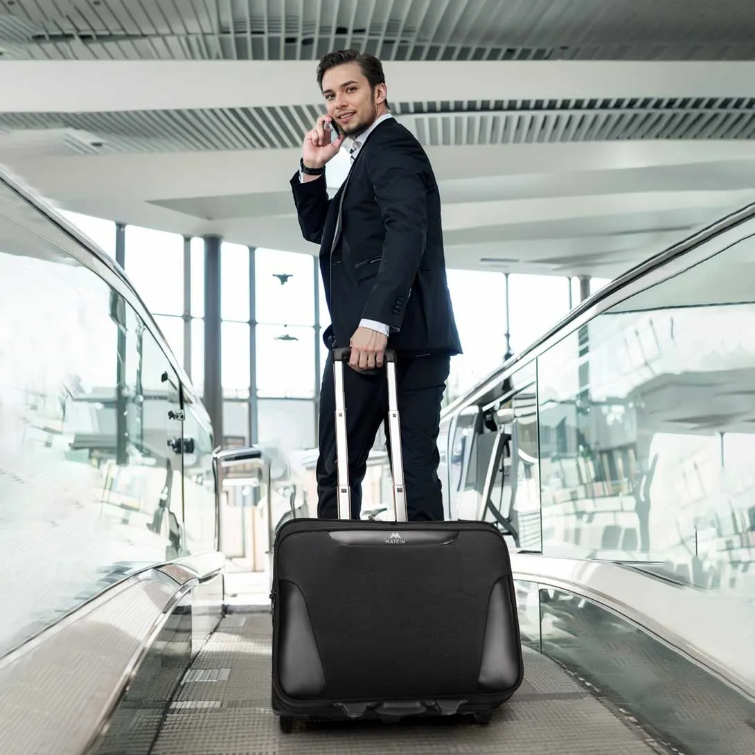 MATEIN Business Travel Rolling Briefcase