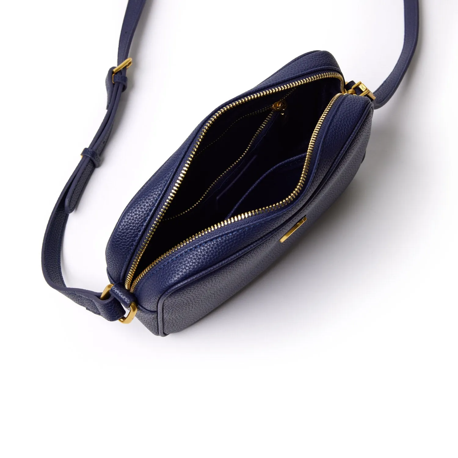 MINI PEBBLE CAMERA BAG - NAVY