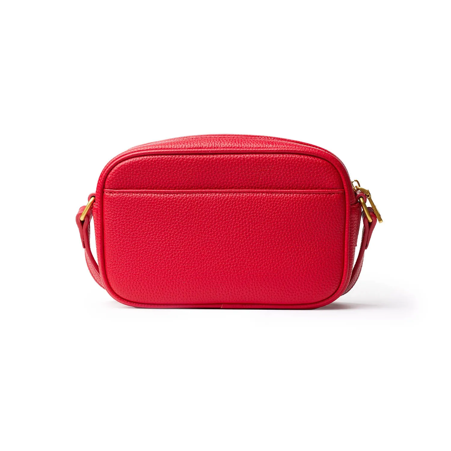 MINI PEBBLE CAMERA BAG - RED