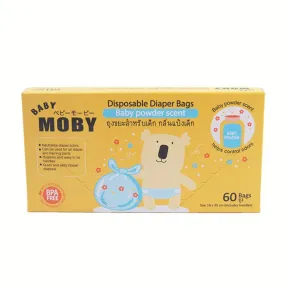 MOBY Disposable Diaper Bags 60 Pcs