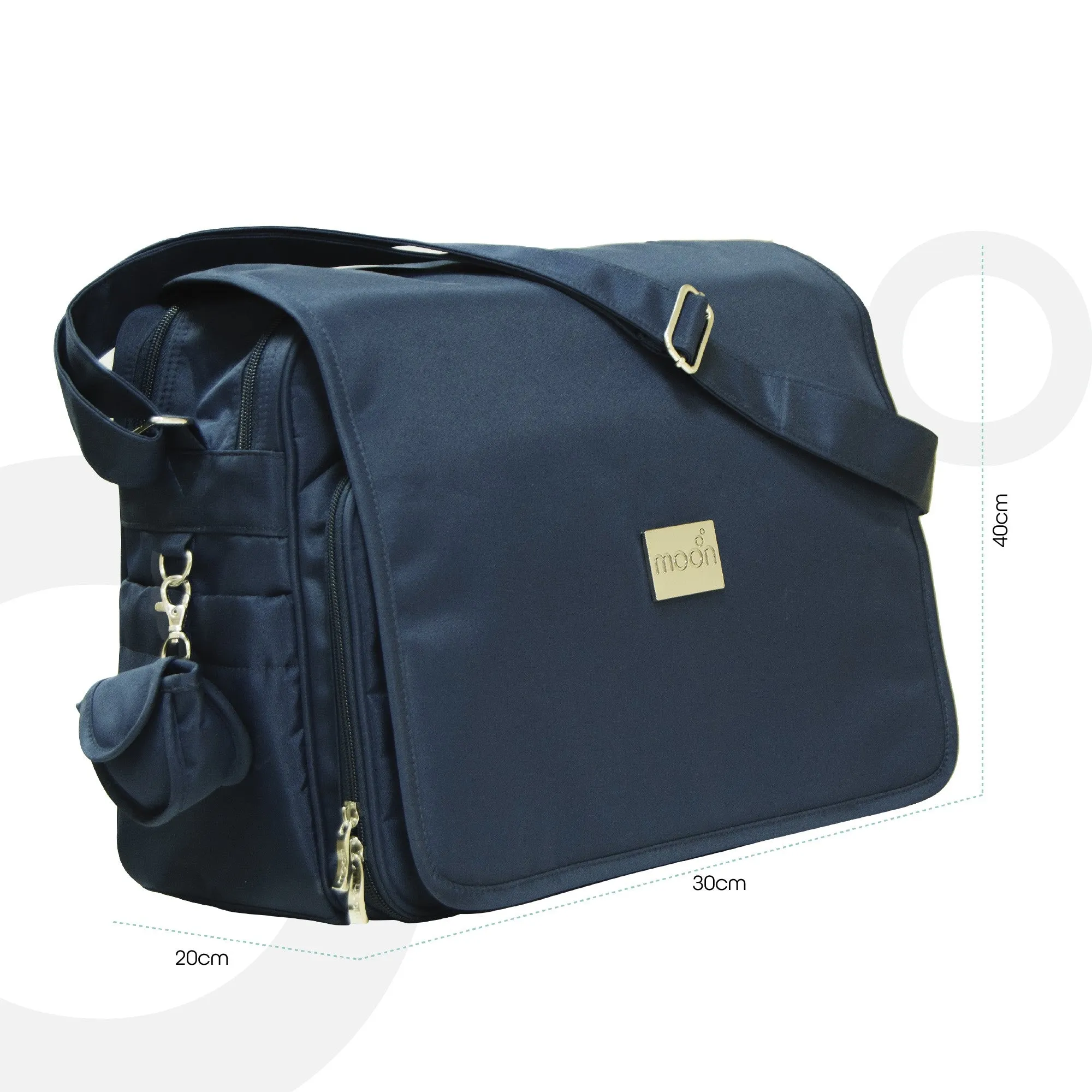 Moon 4Ever Diaper Bags Navy Blue Birth to Adult